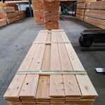 Ca. 120x Douglas Zweeds Rabat, 23x190mm, lengte 300cm